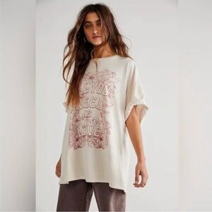 Daydreamer x Free People All You Need Is Love Tee